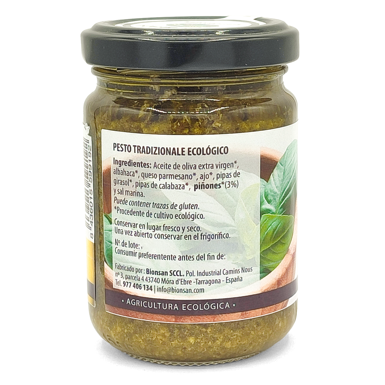 Pesto Tradizionale Con Piñones Eco Bionsan 140g_2