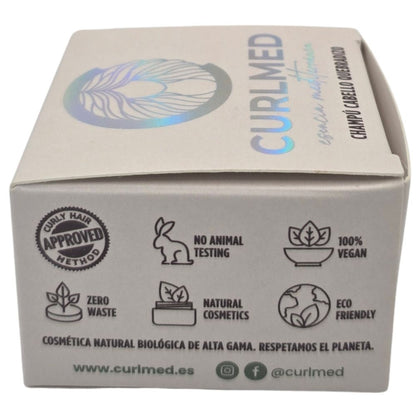 Curlmed Champú Sólido Cabello Quebradizo Té Matcha 80g_2