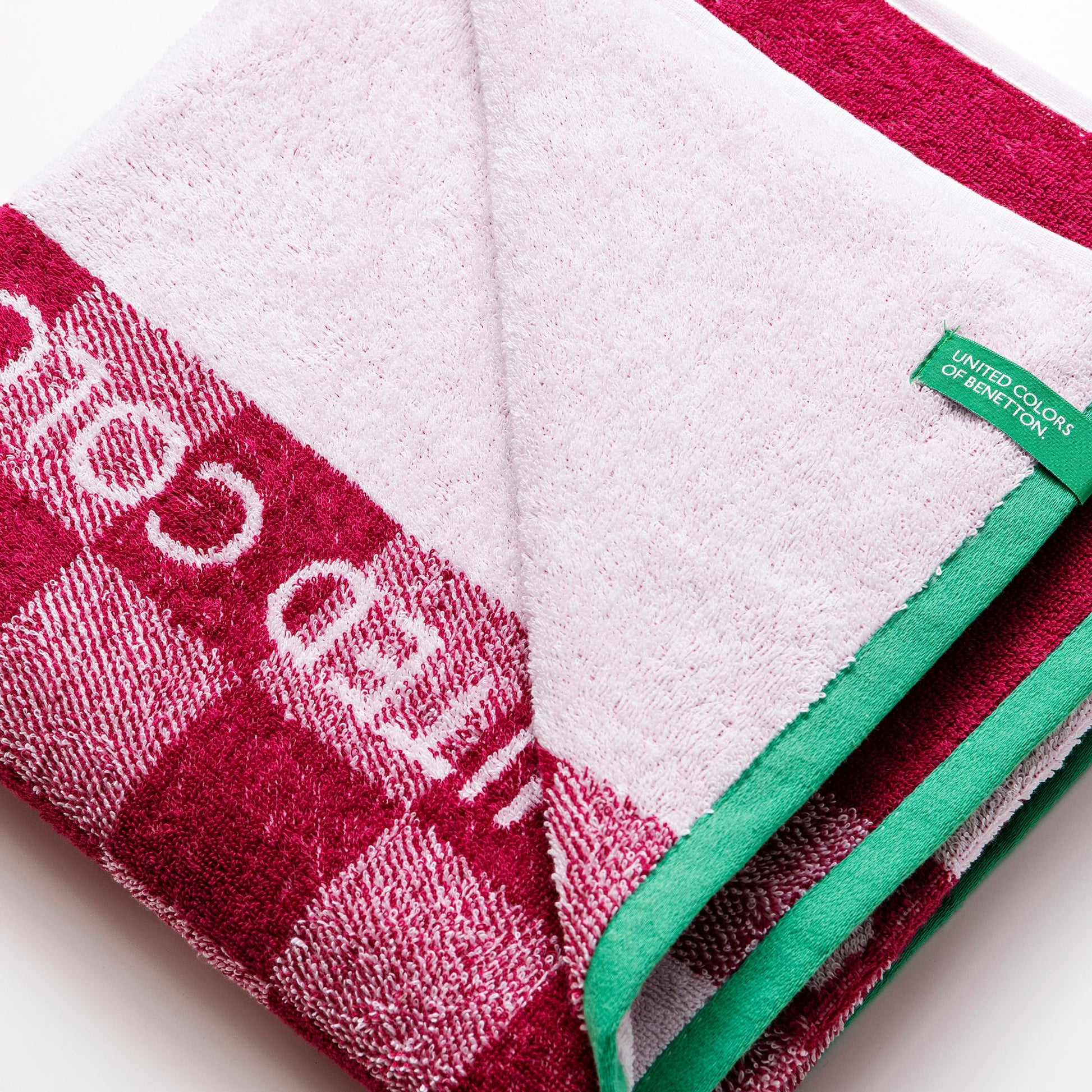 Toalla De Playa Infantil 70x140cm 450gsm 100% Cotton Pink Squares Kids_5