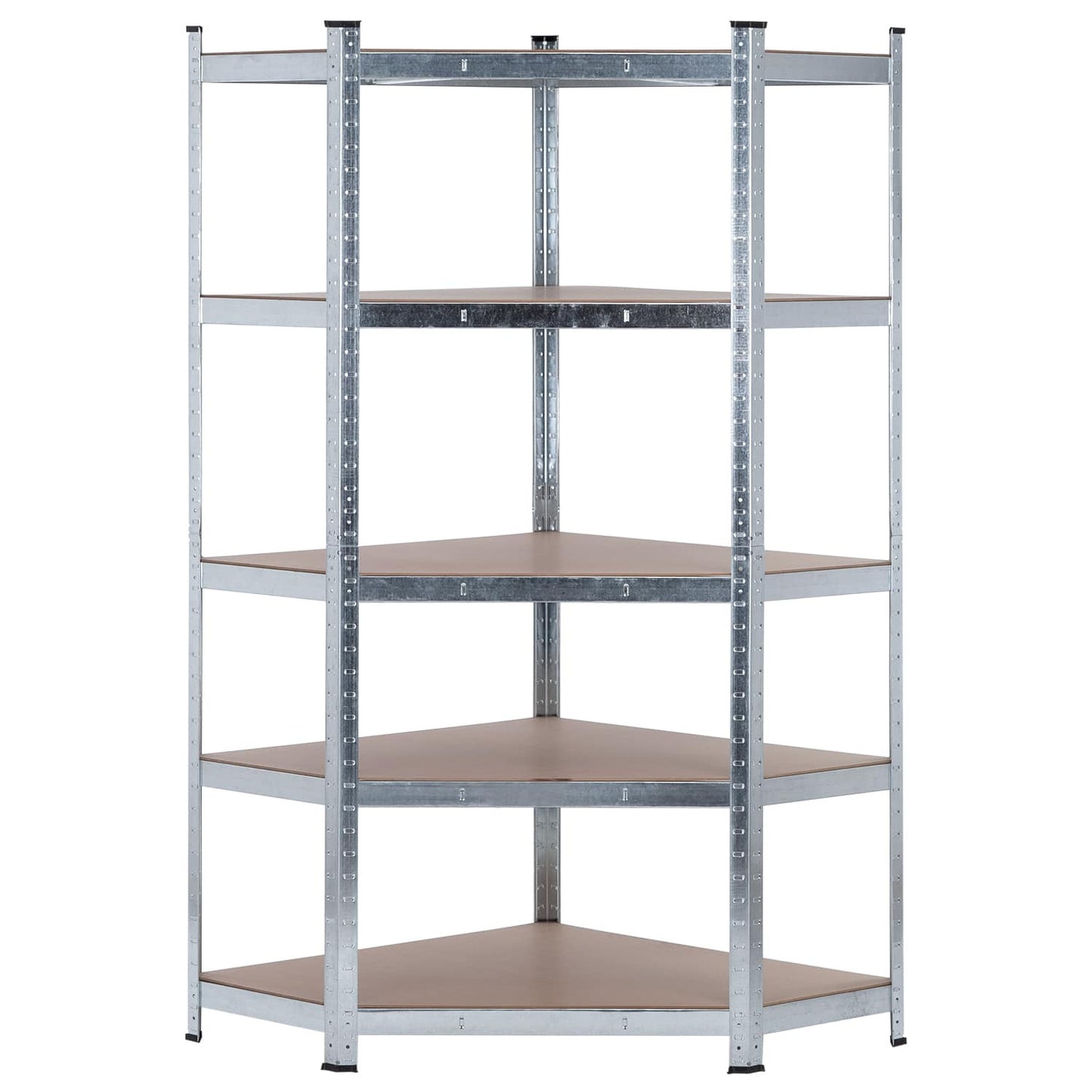 Estantería Esquinera Modular 5 Baldas Ajustables 180x80x40x56cm 875kg O91_1