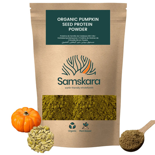 Proteína De Calabaza Bio - 1kg (2 X 500g Envases Retail) | Proteína Vegetal Ecológica Vegana Para Batidos Y Repostería_0