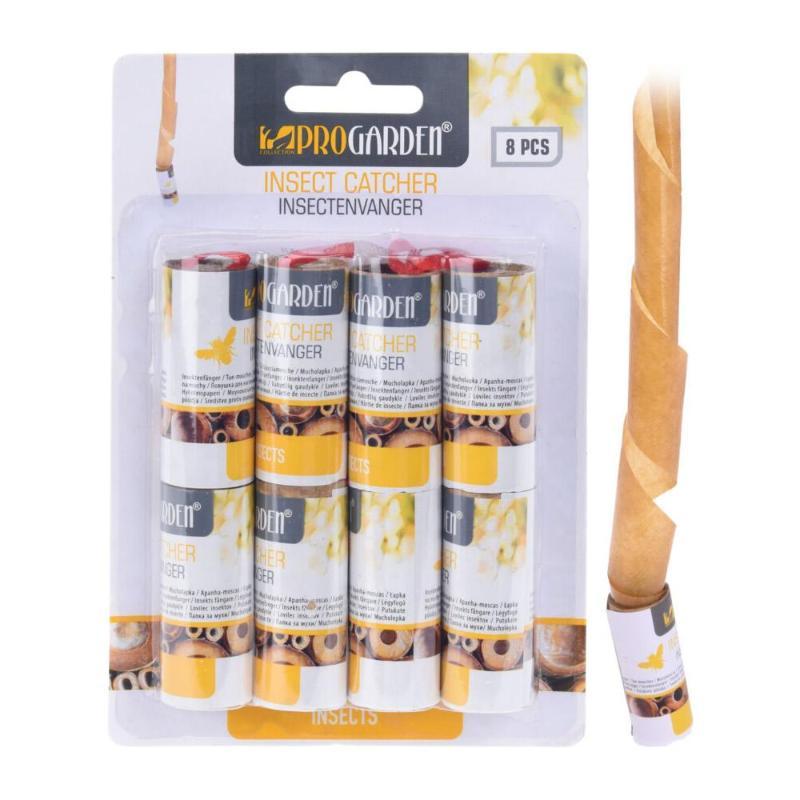 Pack de 8 cintas adhesivas atrapamoscas Progarden