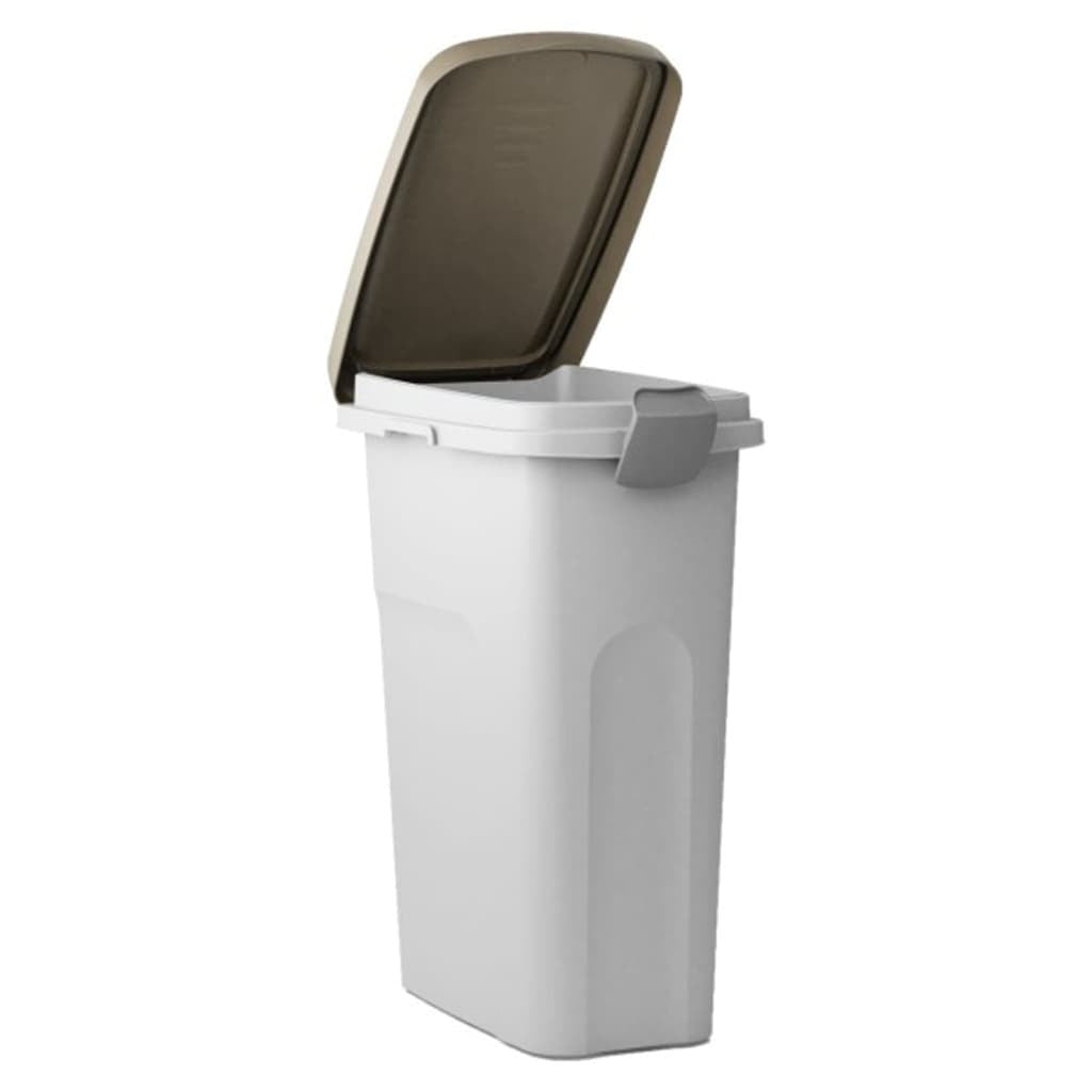 Kerbl Contenedor De Pienso De Mascotas Blanco Y Marrón 25l 39x24x51 Cm_0
