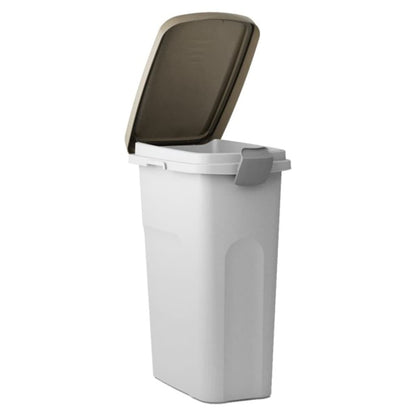 Kerbl Contenedor De Pienso De Mascotas Blanco Y Marrón 25l 39x24x51 Cm_0