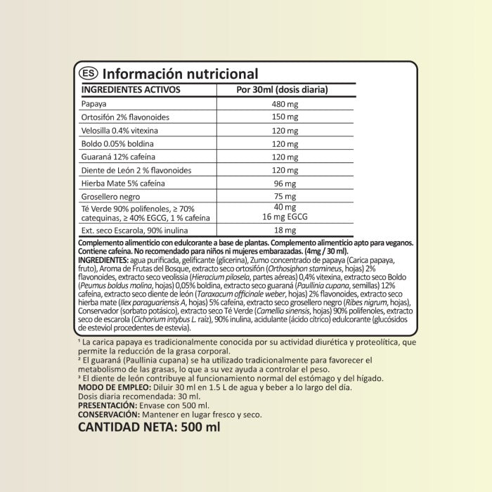 Detox Cleanser 16 días Depuración N2 Natural Nutrition 500 ml