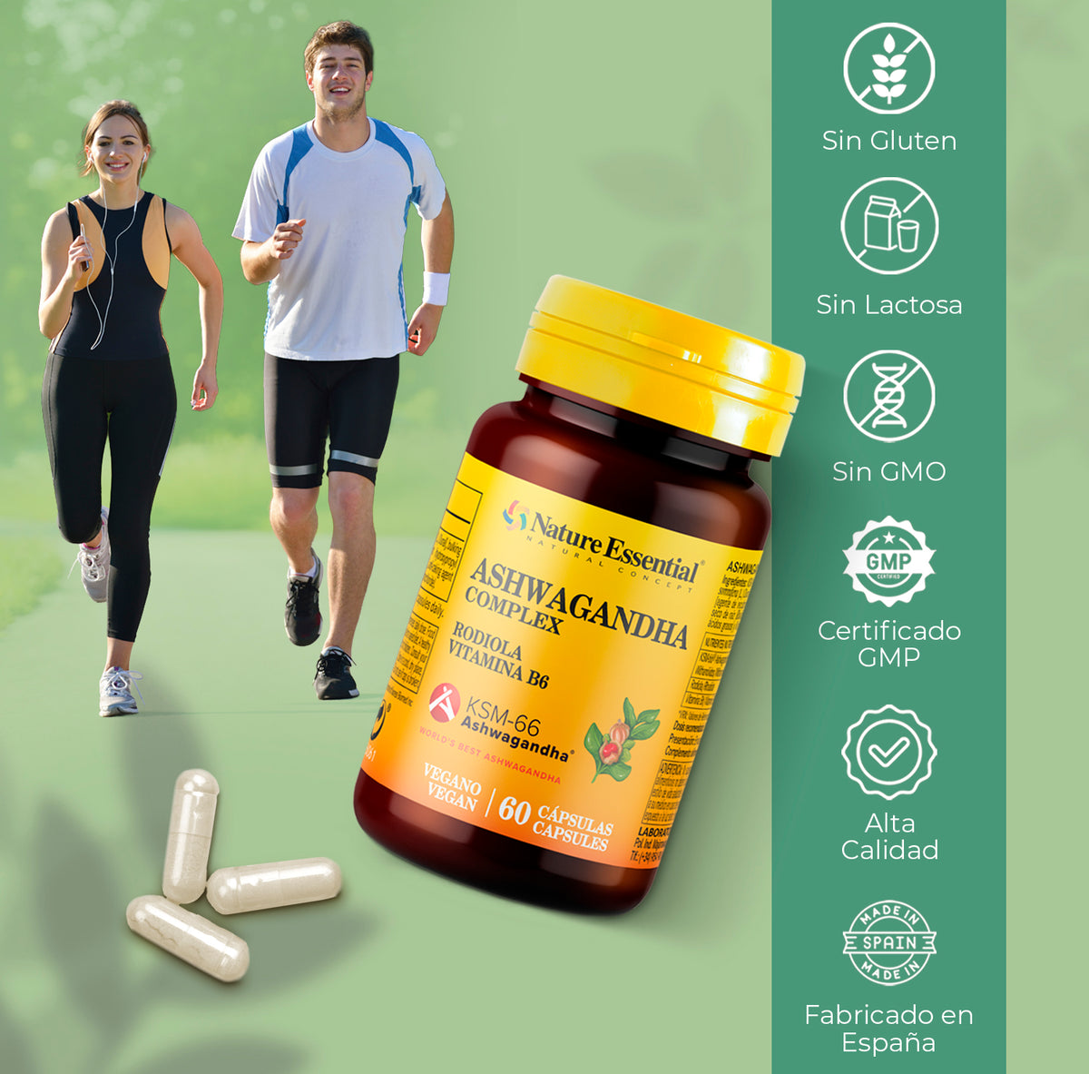 Ashwagandha complex KSM-66 ® 60 capsulas vegetales