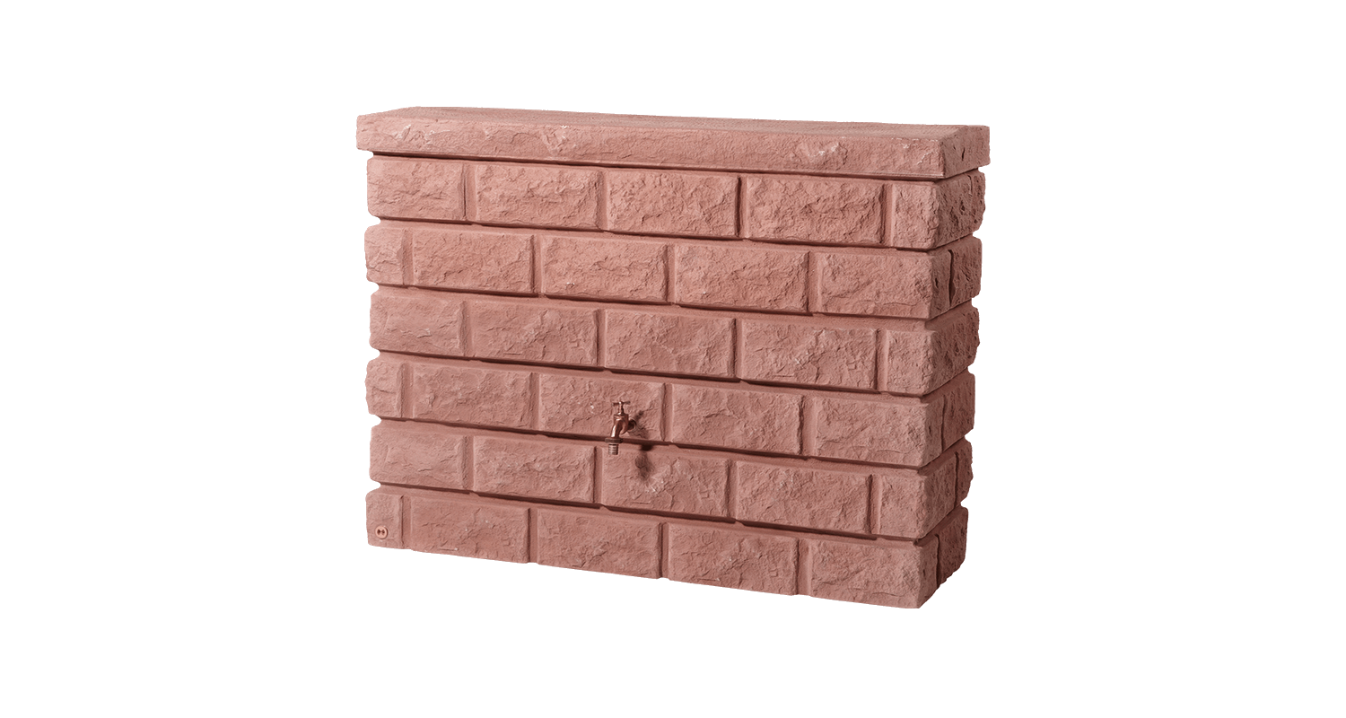 Depósito de agua de lluvia Rocky Rojizo Graf 400 L_0