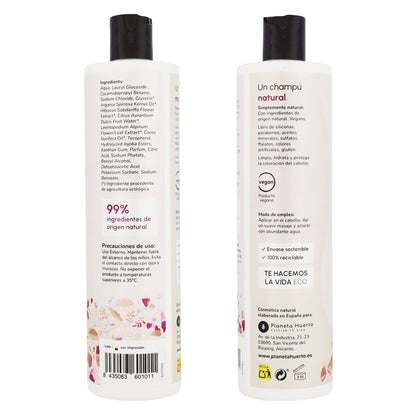 Pacote de flores de hibisco, champô intensificador de brilho 500 ml + gel de banho 500 ml + condicionador restaurador de brilho 200 ml