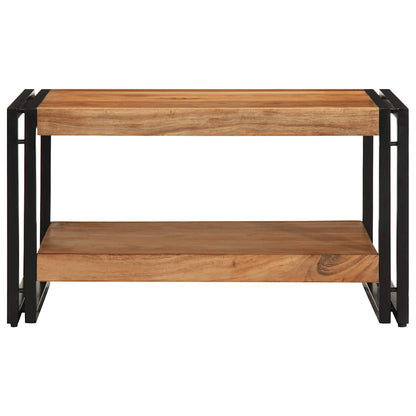 Mesa De Centro Madera Maciza De Acacia 70x50x38 Cm_2