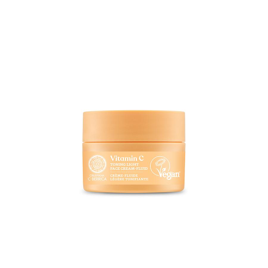 Crema facial fluida Ligera Tonificante C-Berrica Natura Siberica 50 ml