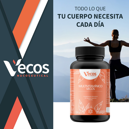 Multivitamínico Completo Vecos 30 Cápsulas | Para Energía Diaria Y El Cansancio_1