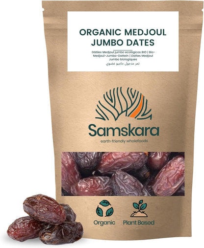 Dátiles Medjoul Bio - 2kg | Dátiles Ecológicos Naturales, Endulzante Vegano Sin Azúcares Refinados, Ricos En Fibra_0