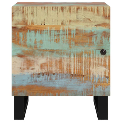 Mesitas De Noche 2 Uds De Madera Maciza Reciclada 40x33x46 Cm_1
