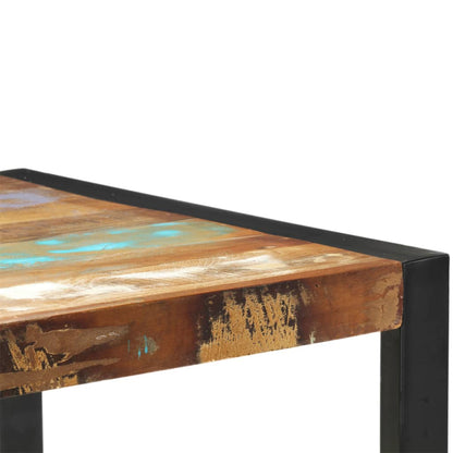 Mesa Alta De Cocina De Madera Maciza Reciclada 110x60x110 Cm_2