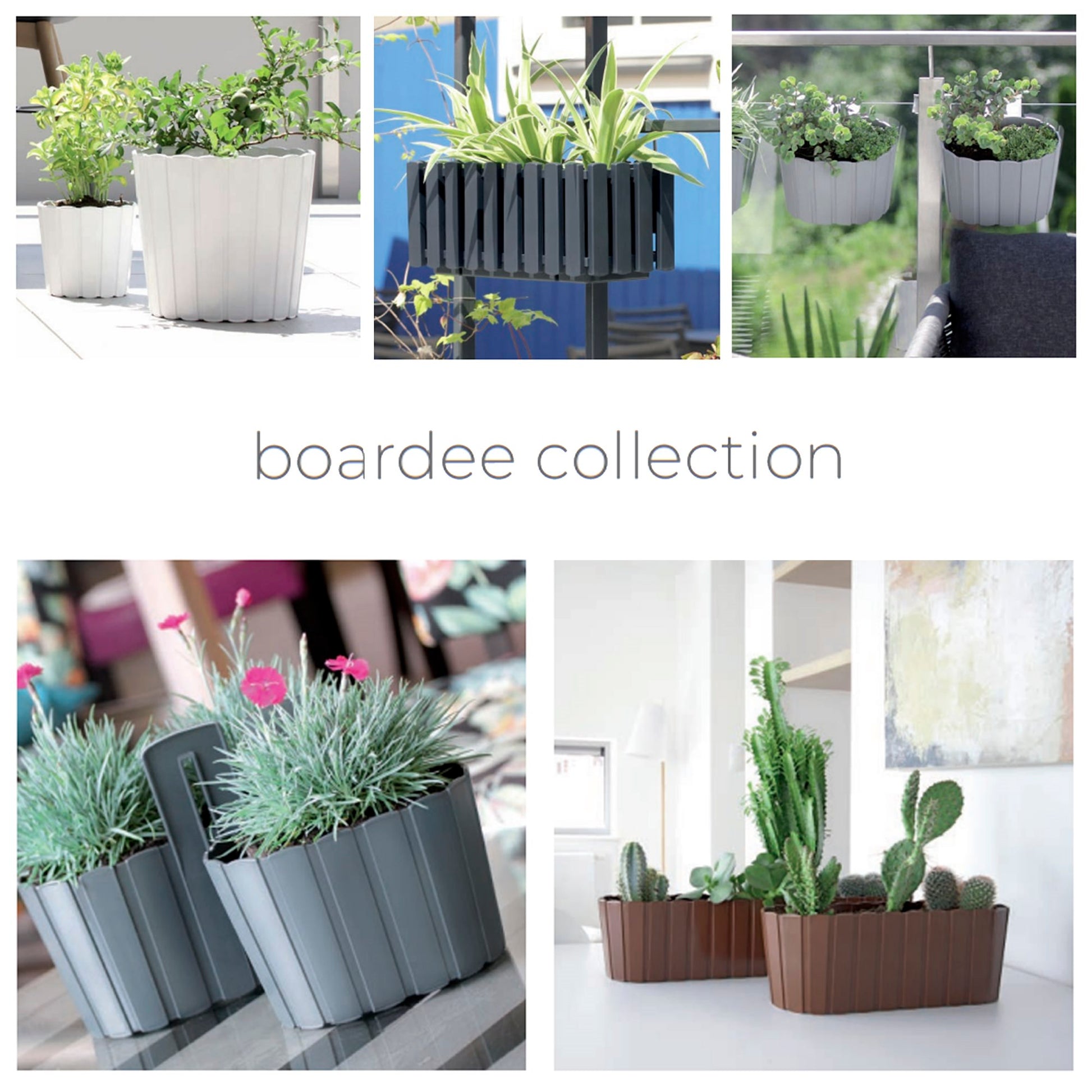 Maceta Boardee Hook 2,2l., Dimensiones (mm) 194x212x130, Color Blanco