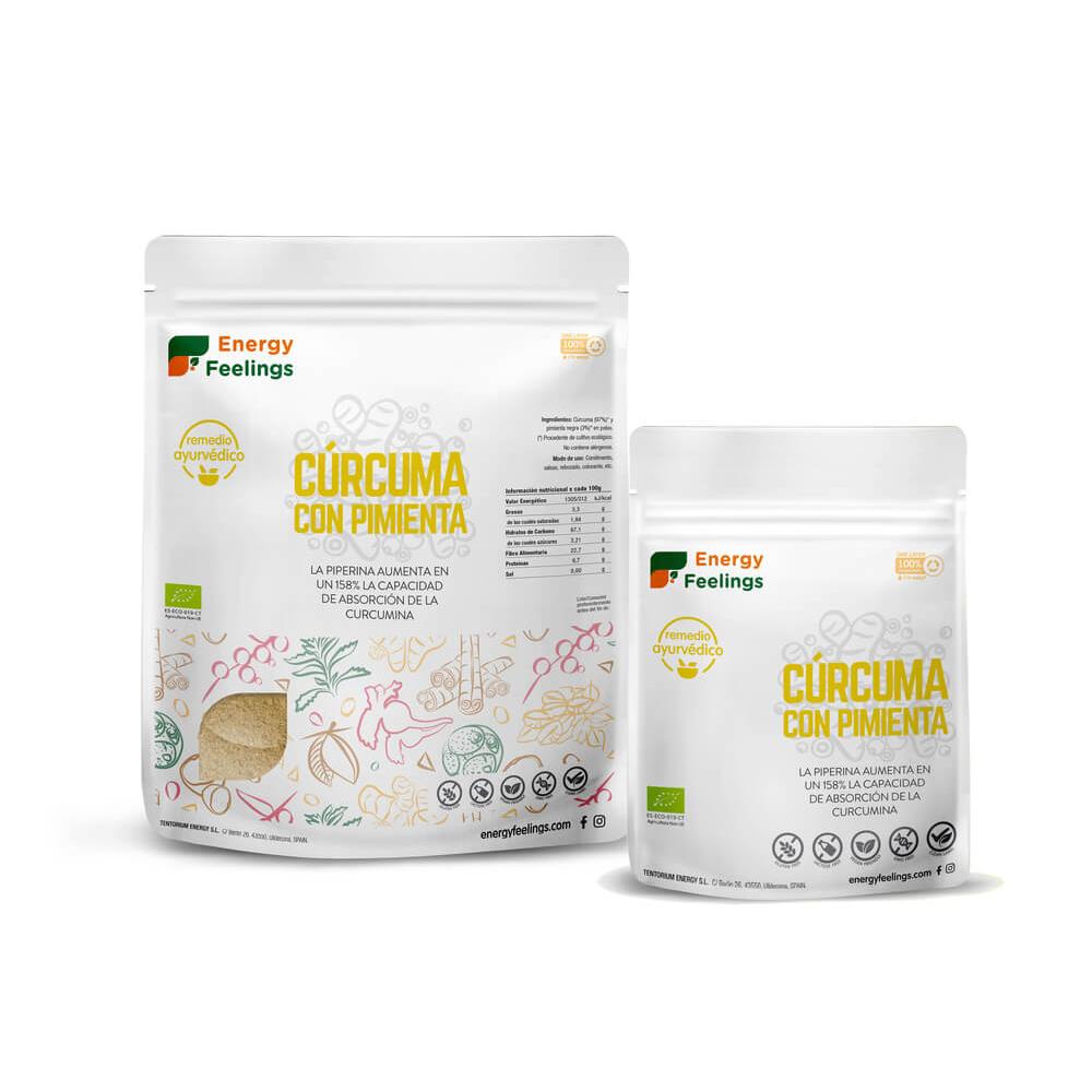 Cúrcuma com Pimenta-do-Reino em Pó Eco Energy Feelings
