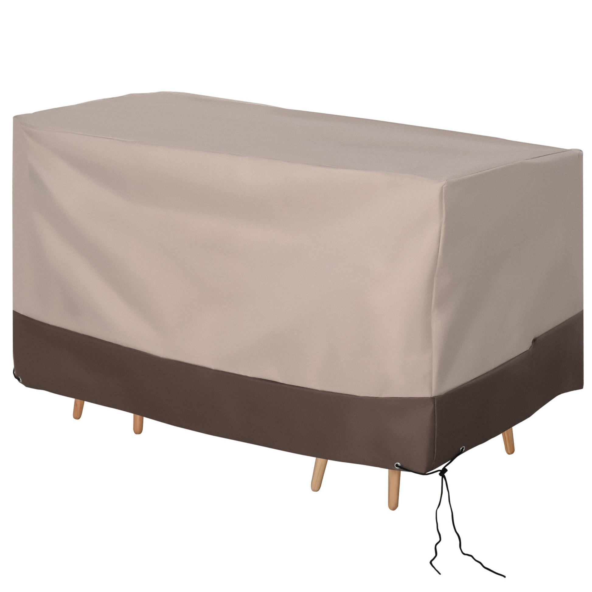 Outsunny Funda Para Muebles De Jardín Oxford Resistente 127x72x76cm Mesas Sillas_3
