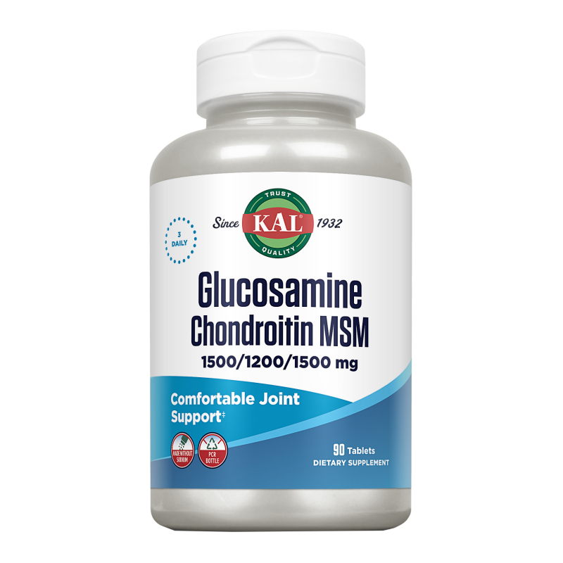 Glucosamina/Condroitina/MSM Kal, 90 comprimidos