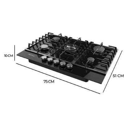 Cecotec Placa De Gas Bolero Squad G 5200f Glass Black_3