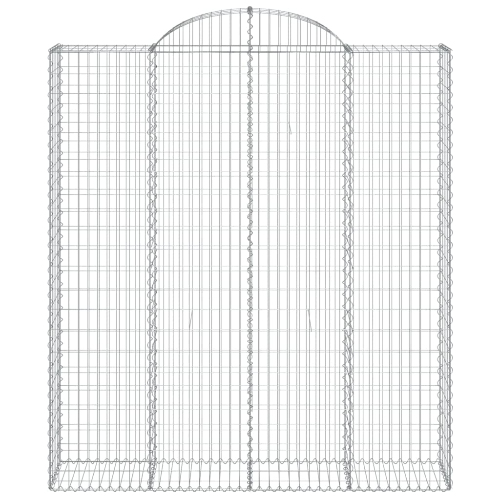 Cestas De Gaviones 15 Uds Forma De Arco Hierro 200x50x220/240cm_3