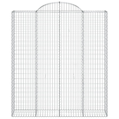 Cestas De Gaviones 15 Uds Forma De Arco Hierro 200x50x220/240cm_3