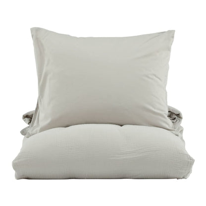 Venture Home Juego De Ropa De Cama Mila Algodón Gris Claro 200x150 Cm / Vetonek_3