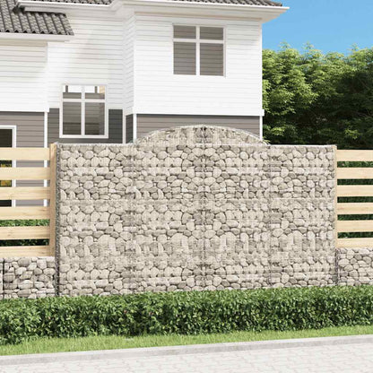 Cestas De Gaviones 15 Uds Forma De Arco Hierro 300x50x180/200cm_1