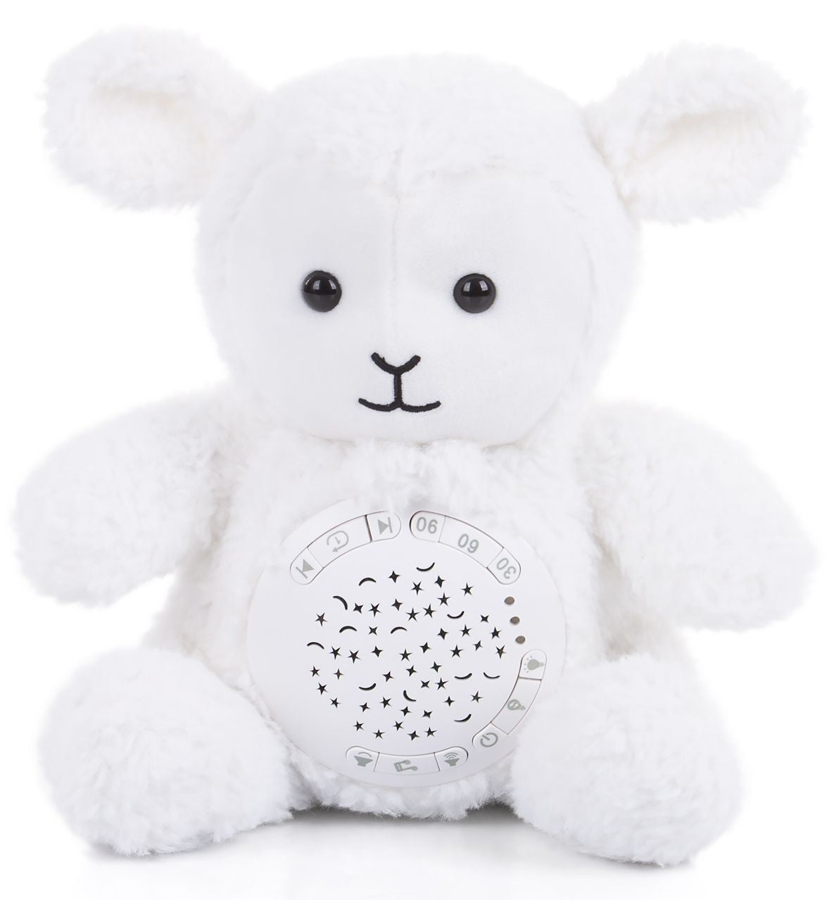 Peluche De Bebé Musical Con Proyector De Luces Lamb_0