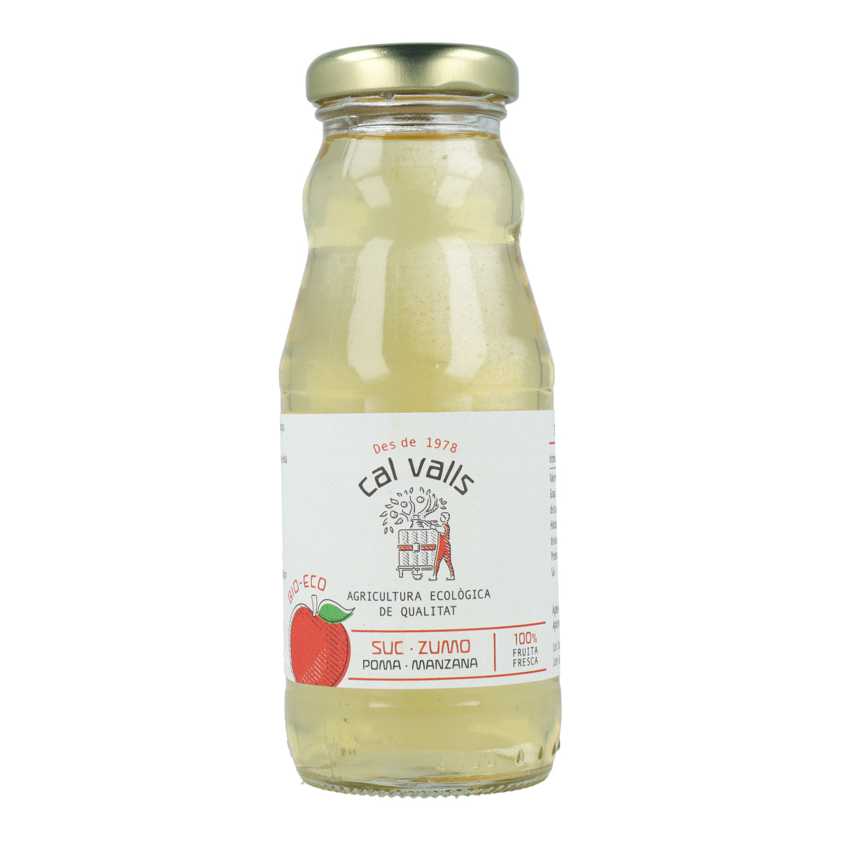 Sumo de Maçã Biológico Cal valls 200 ml