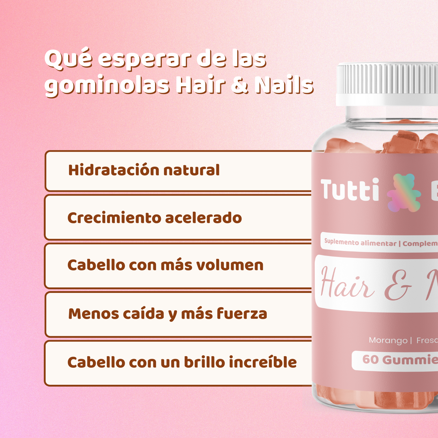Gominolas Para El Crecimiento Del Cabello Y Uñas – 60 Gominolas_1