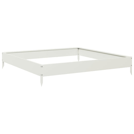 Arriate De Acero Blanco 100x100x18,5 Cm_0