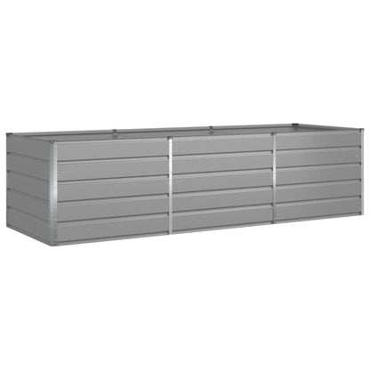 Jardinera Gris Claro 290 X 100 X 75 Cm Acero Galvanizado_0