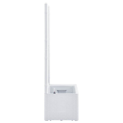 Arriate Con Enrejado Y Sistema De Riego Automático Blanco_3