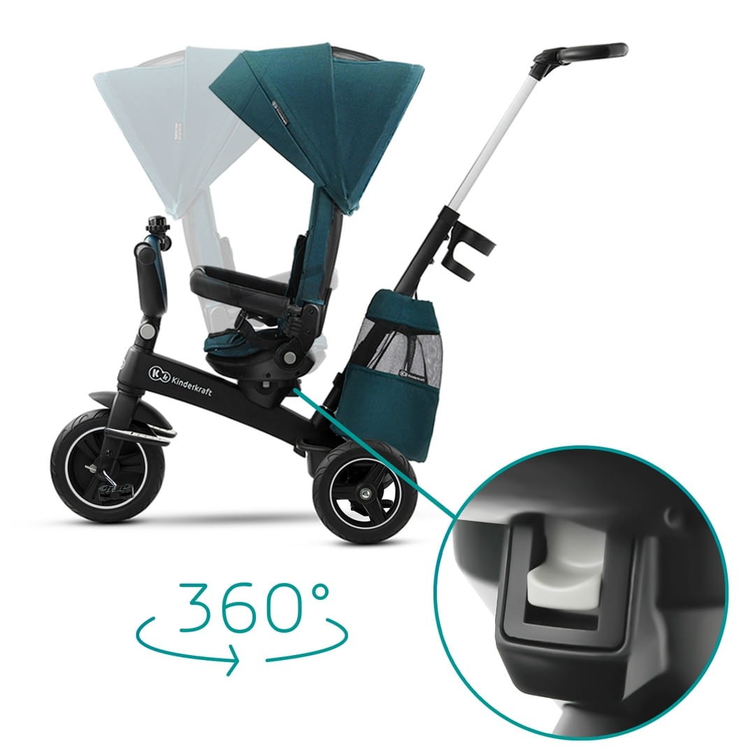 Triciclo Infantil Bidireccional Easytwist Midnight Green_1