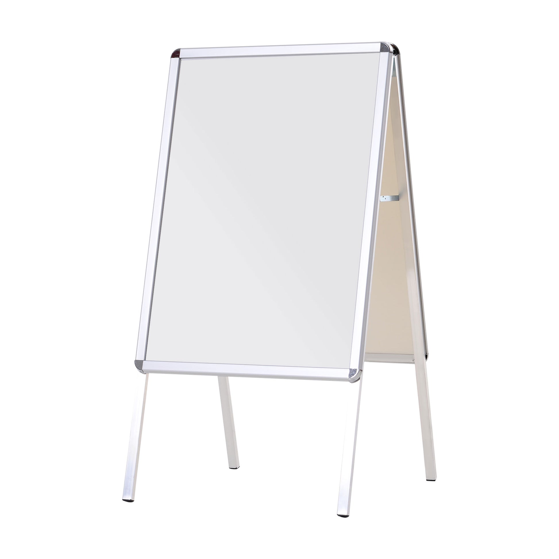Homcom Panel Publicitario Din A1 Plegable Doble Cara De Aluminio 64x88 Cm_0