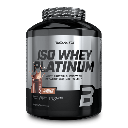 Iso Whey Platinum - 1816g - Chocolate - Proteína De Aislado De Suero Isolate - Biotech Usa_0