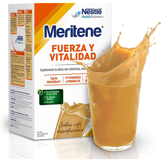 MERITENE SHAKE DE FORÇA E VITALIDADE. 15 saquetas x 30g