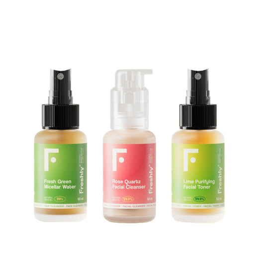 Caixa Trio Mini Cleaner, Freshly Cosmetics