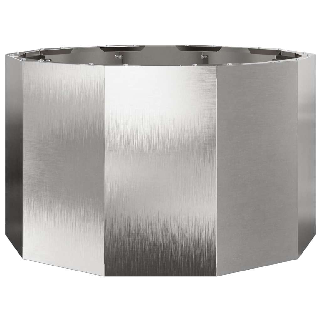Jardinera Plateado 60 X 60 X 35 Cm Acero Inoxidable_4