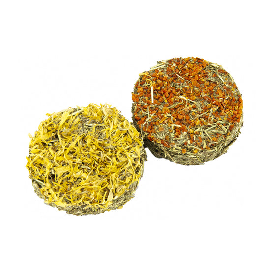 Ribero calêndula e tártaro de cenoura, petisco de sushi para coelhos e roedores