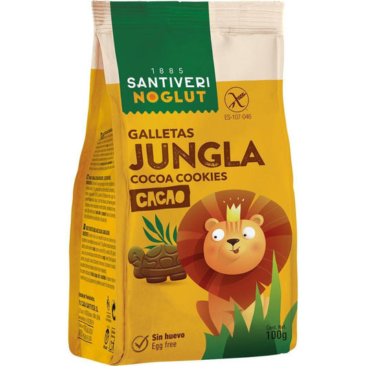 Bolachas Selva de Cacau Sem Glúten Santiveri Noglut 100 g