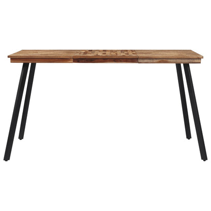 Mesa De Comedor Madera Maciza De Teca 148x97x76 Cm_0