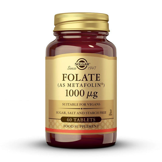 Folato 1000mcg 60 comprimidos Solgar