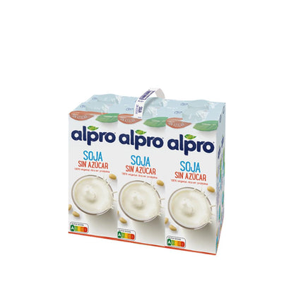 Bebida de soja sem açúcar Alpro 1 litro