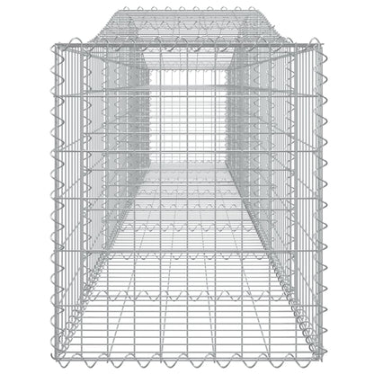 Cestas De Gaviones 5 Uds Forma De Arco Hierro 400x50x60/80 Cm_4
