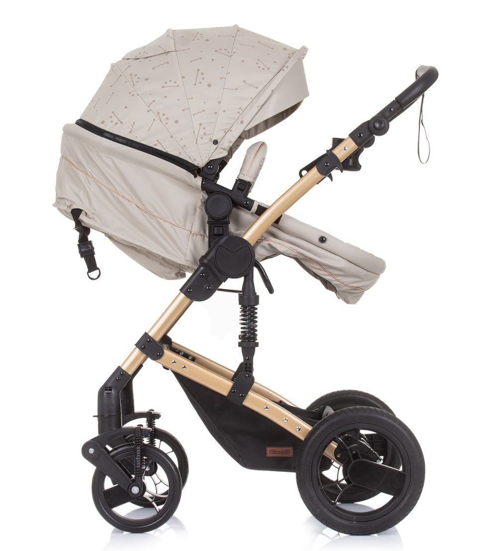 Carrito De Bebé Camea Trío Convertible Con Bolso Sand_3