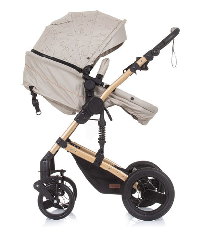 Carrito De Bebé Camea Trío Convertible Con Bolso Sand_3