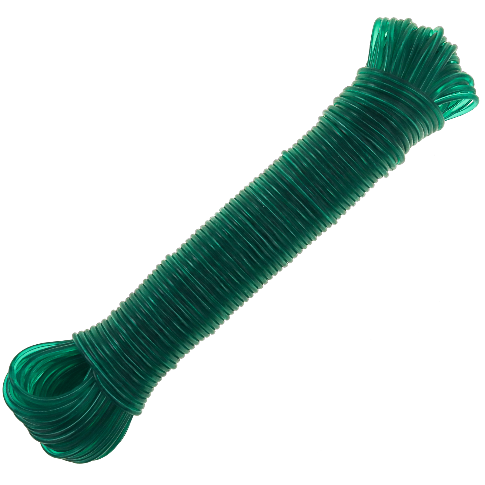Cuerda De Tendedero De Pvc Con Núcleo De Alambre 20 M X 3 Mm Verde_0
