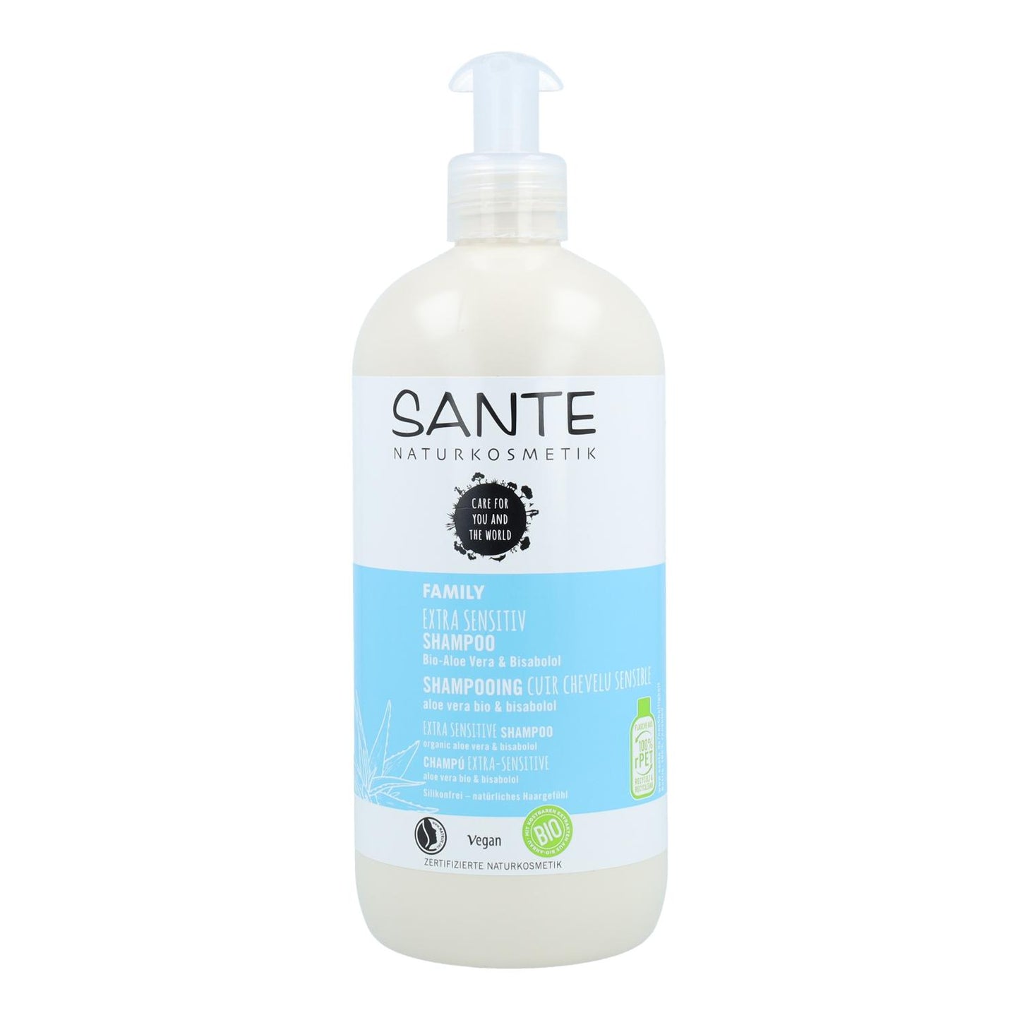 Champú Extra Sensitive Aloe Vera & Bisabolol Sante 500 ml