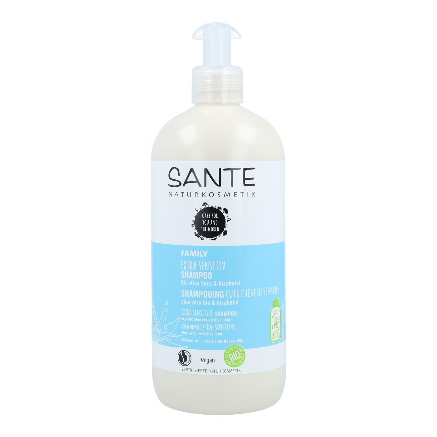 Champú Extra Sensitive Aloe Vera & Bisabolol Sante 500 ml